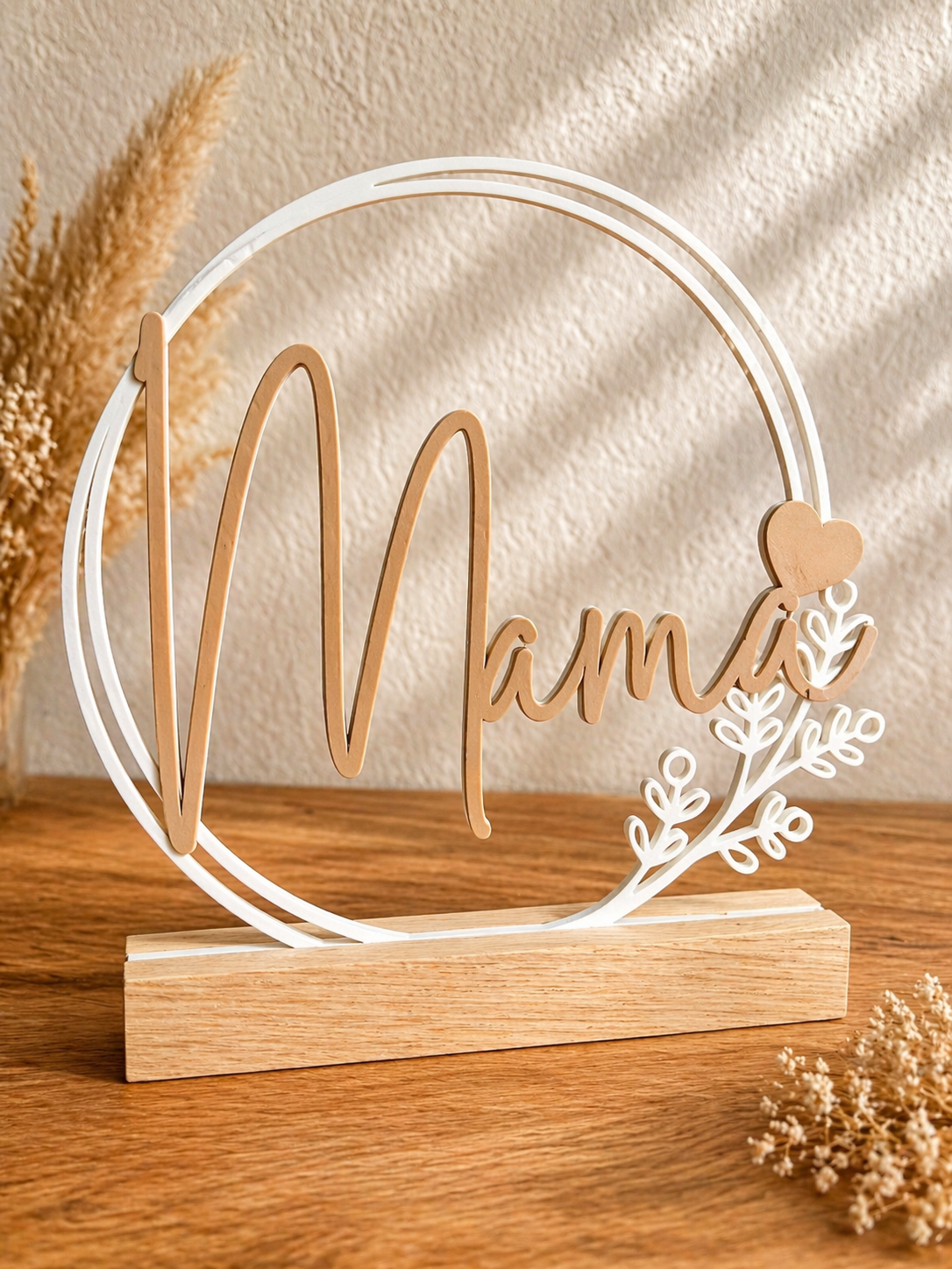 Stilvoller Aufsteller „Mama“ Loop