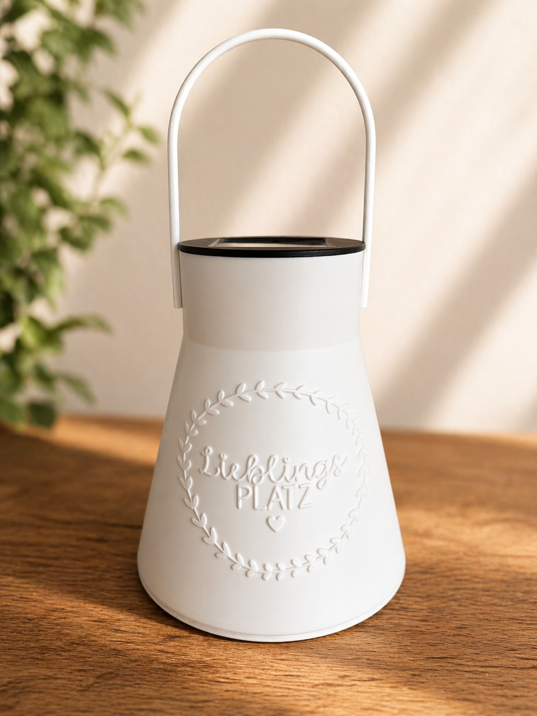 Solarlampe „Lieblingsplatz“ – Gartenlampe mit Solareinsatz