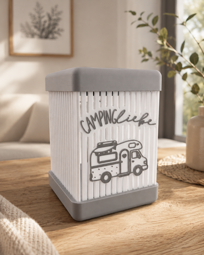 Camping Solarlampe Wohnwagen Wohnmobil | LED Gartenleuchte wetterfest | Camping Deko Geschenk für Camper Terrasse