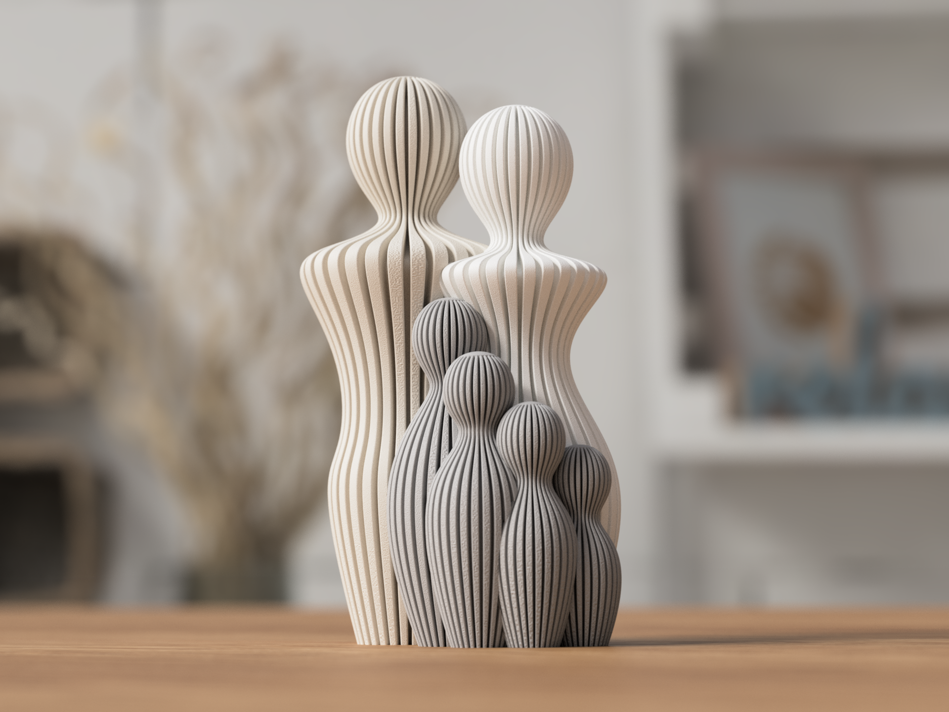 Familien Skulptur