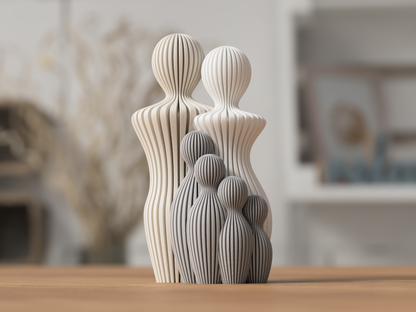 Familien Skulptur
