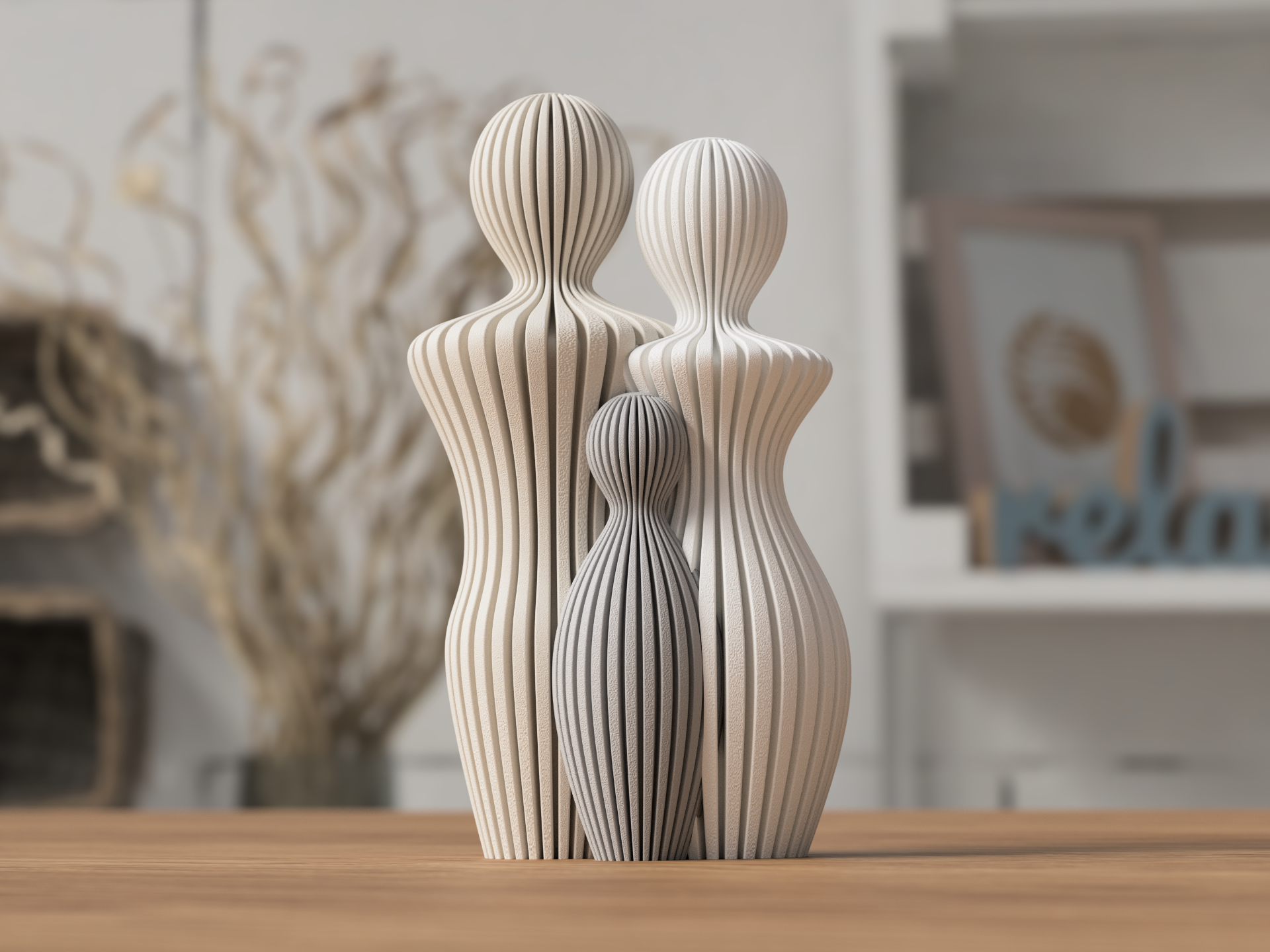 Familien Skulptur