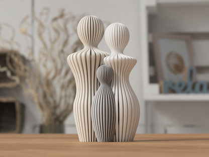Familien Skulptur