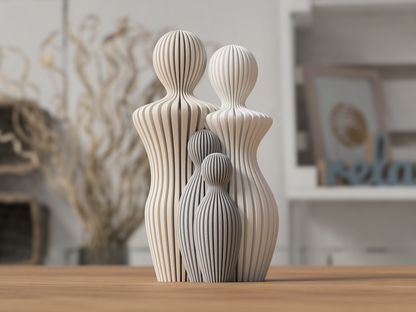 Familien Skulptur