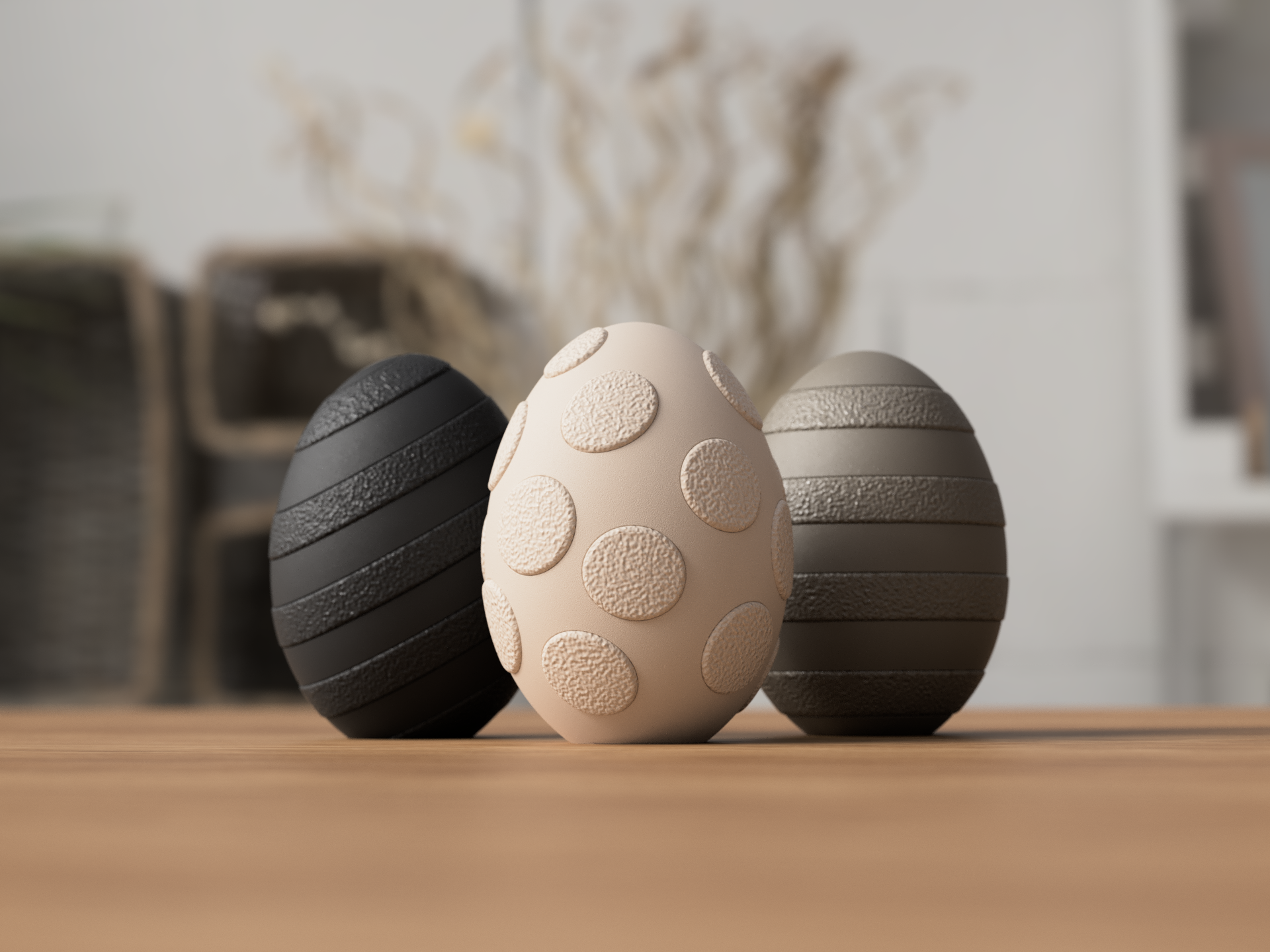 Dekorative Oster-Eier