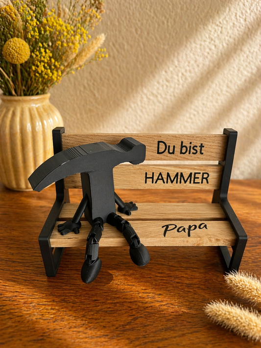 HAMMER Papa mit Bank