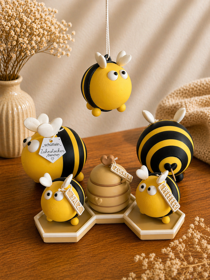🐝 Zahnstocher-Spender Hummel – Praktisch, niedlich & ein echter Blickfang
