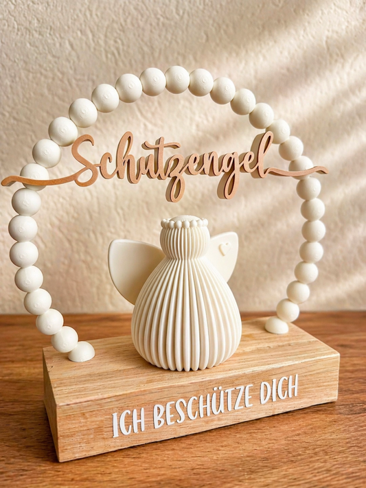 Schutzengel Aufsteller mit Licht – Ich beschütze dich