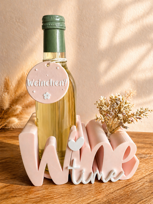 Wine Time Weinflaschenhalter Klein