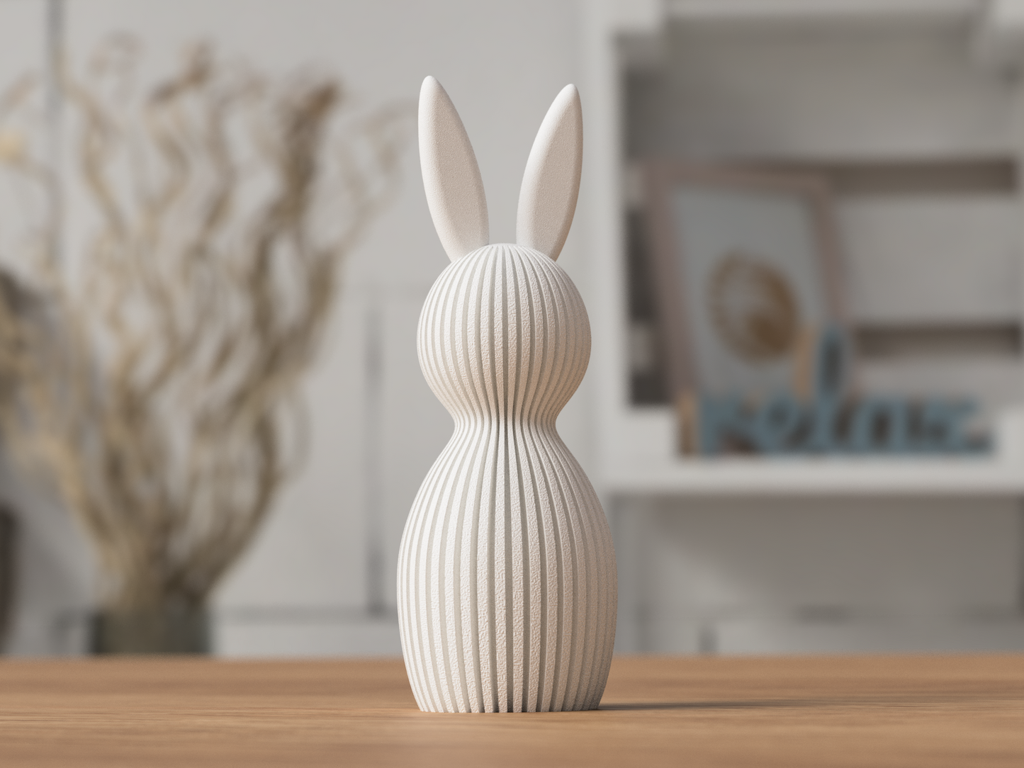 Minimalistischer Deko-Hase